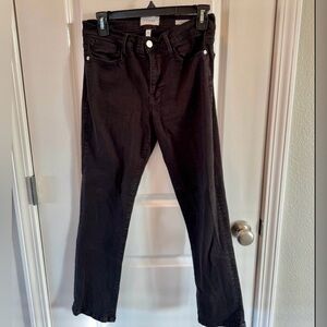 Frame Denim Le High Straight Jeans Women’s Size 28/6 Black